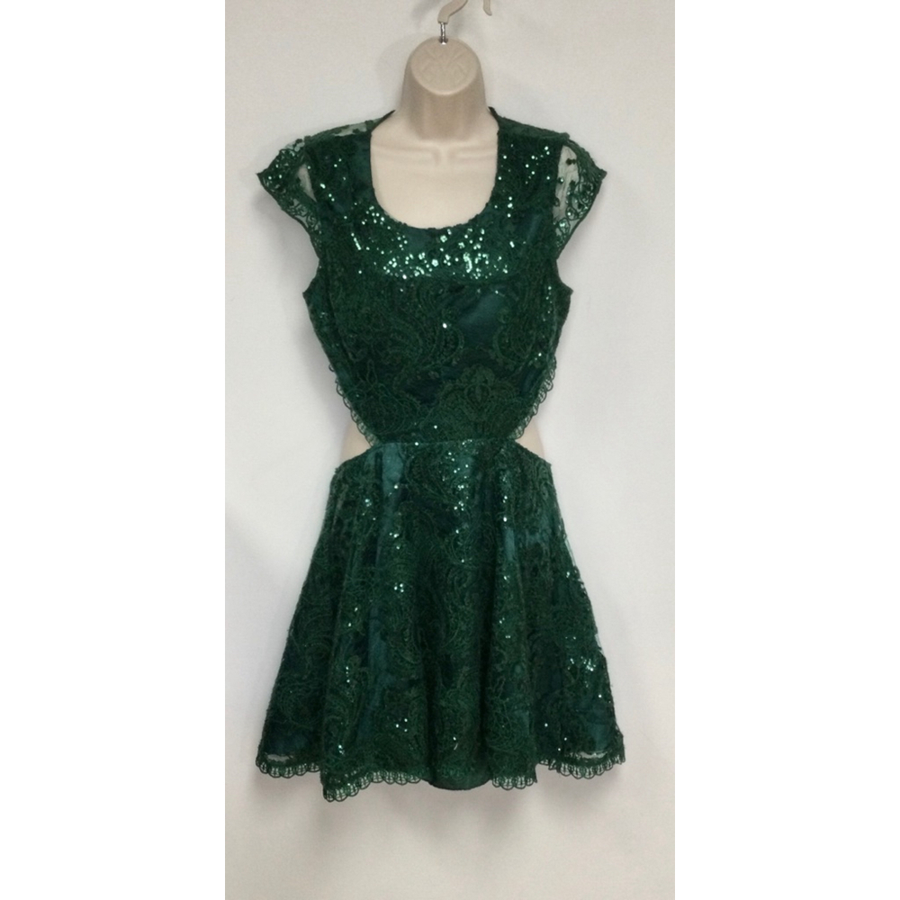 Teen My Michelle Dress, Size 13, Green